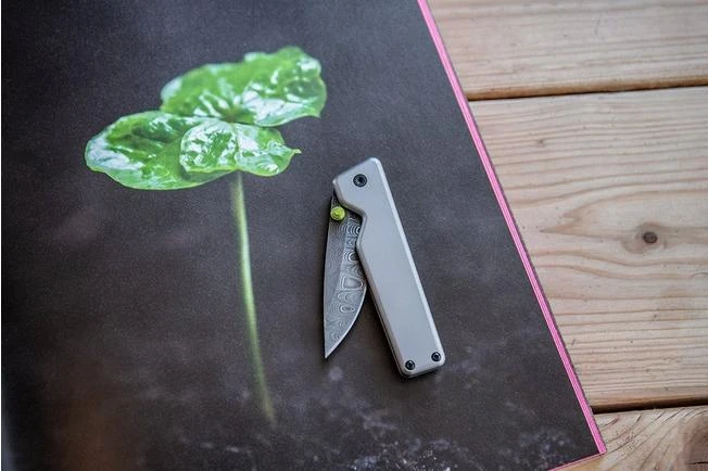 The James Brand Chapter, Titanium + Damascus Pocket Knife The James Brand Chapter, Titanium + Damascus Pocket Knife -Gentleman’s Knives Popular Shop JAKCHP1301 10 the james brand jakchp1301 09