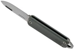 The James Brand Elko KN103139-00 Primer Gray G10 + Satin Pocket Knife -Gentleman’s Knives Popular Shop JAKELK103139 05 the james brand