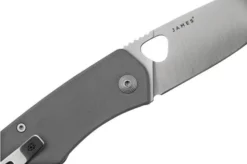 The James Brand The Folsom KN112139-00 G10 Primer Gray, Pocket Knife -Gentleman’s Knives Popular Shop JAKFOL112139 05 jamesbrand