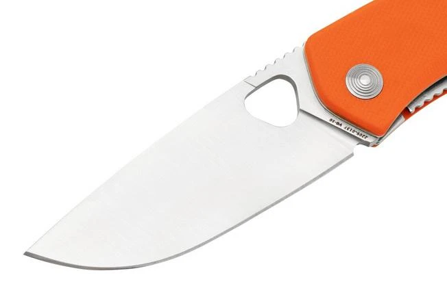 The James Brand The Folsom, Orange G10, Satin Pocket Knife The James Brand The Folsom, Orange G10, Satin Pocket Knife -Gentleman’s Knives Popular Shop JAKN112188 00 03 jamesbrand