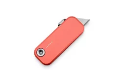 The James Brand The Palmer, Coral Aluminum, Turquoise KN121182-00 Utility Knife