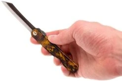 Higonokami Pocket Knife 7,4 Cm SPE2, SK-carbon Steel, Tortoise Shell -Gentleman’s Knives Popular Shop KT HIGO SPE2 08 higonokami kt higo spe2 08