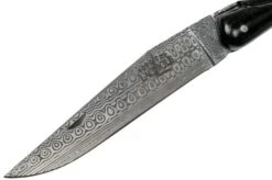 Forge De Laguiole 12 Cm 1012FEBSAT-L12 Ebony Wood-Damasteel Laguiole Knife -Gentleman’s Knives Popular Shop LA1012FEBSAT L12 03 forge de laguiole
