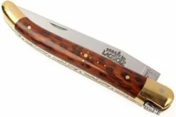 Forge De Laguiole - Natural Wood Folder, Snakewood 2 Forge De Laguiole - Natural Wood Folder, Snakewood -Gentleman’s Knives Popular Shop LA1211AM 03 forge de laguiole vouwmes la1211am d3