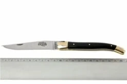 Forge De Laguiole Pocket Knife, Black Horn, 1211BN -Gentleman’s Knives Popular Shop LA1211BN 05 forge de laguiole vouwmes la1211bn d5