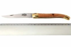 Forge De Laguiole - Natural Wood Folder, Juniperwood -Gentleman’s Knives Popular Shop LA1211GE 05 forge de laguiole vouwmes la1211ge d5