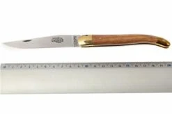 Forge De Laguiole - Natural Wood Folder, Olivewood -Gentleman’s Knives Popular Shop LA1211OL 05 forge de laguiole vouwmes la1211ol d5