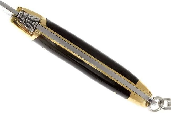 Forge De Laguiole Keychain Pocket Knife, Black Horn Forge De Laguiole Keychain Pocket Knife, Black Horn -Gentleman’s Knives Popular Shop LA1270B 04 forge de laguiole la1270b 04