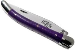 Forge De Laguiole 129INTCVIOBRI 9cm, Violet Micarta, Laguiole Knife -Gentleman’s Knives Popular Shop LA129INTCVIOBRI 04 forge de laguiole