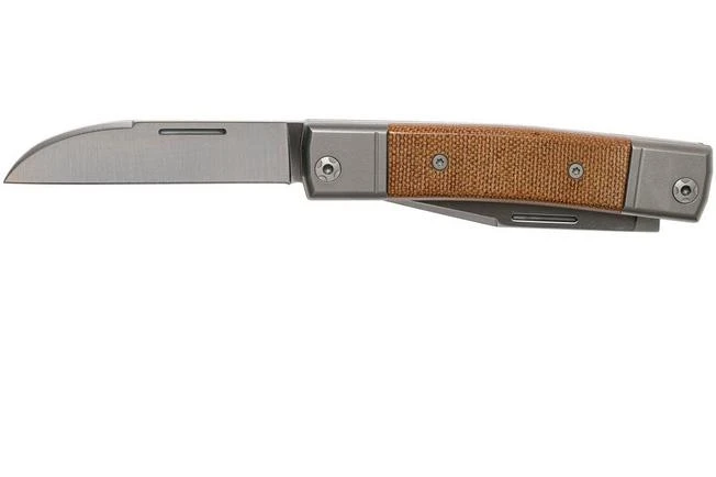 LionSteel BestMan BM13 CVN Natural Canvas Micarta Slipjoint Pocket Knife LionSteel BestMan BM13 CVN Natural Canvas Micarta Slipjoint Pocket Knife -Gentleman’s Knives Popular Shop LI BM13 CVN 03 lionsteel