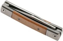 LionSteel BestMan BM13 CVN Natural Canvas Micarta Slipjoint Pocket Knife 3 LionSteel BestMan BM13 CVN Natural Canvas Micarta Slipjoint Pocket Knife -Gentleman’s Knives Popular Shop LI BM13 CVN 04 lionsteel