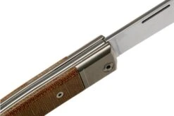 Lionsteel BestMan BM2 CVN Natural Canvas Micarta Slipjoint Pocket Knife 5 Lionsteel BestMan BM2 CVN Natural Canvas Micarta Slipjoint Pocket Knife -Gentleman’s Knives Popular Shop LI BM2 CVN 06 lionsteel