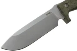 LionSteel M7 CVG Satin, Green Canvas Micarta Fixed Knife, Molletta Design -Gentleman’s Knives Popular Shop LI M7 CVG 03 lionsteel