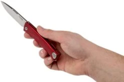 LionSteel Thrill Red Aluminium Integral Slipjoint Pocket Knife -Gentleman’s Knives Popular Shop LI TL A RS 09 lionsteel