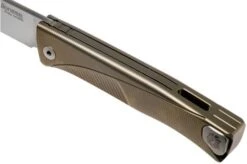 LionSteel Thrill Bronze Titanium Integral Slipjoint Pocket Knife -Gentleman’s Knives Popular Shop LI TL BR 08 lionsteel
