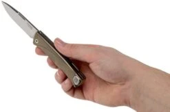 LionSteel Thrill Bronze Titanium Integral Slipjoint Pocket Knife -Gentleman’s Knives Popular Shop LI TL BR 09 lionsteel