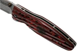 Mcusta MC-0183D Sengoku Tokugawa Ieyasu, Red Pakka Wood Handle, Gentleman's Knife -Gentleman’s Knives Popular Shop MC 0183D 07 mcusta