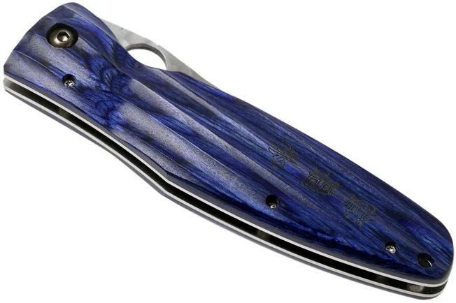Mcusta MC-0186G Sengoku Date Masamune, Blue Pakkawood, Gentleman's Knife Mcusta MC-0186G Sengoku Date Masamune, Blue Pakkawood, Gentleman's Knife -Gentleman’s Knives Popular Shop MC 0186G 04 mcusta
