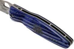 Mcusta MC-0186G Sengoku Date Masamune, Blue Pakkawood, Gentleman's Knife 6 Mcusta MC-0186G Sengoku Date Masamune, Blue Pakkawood, Gentleman's Knife -Gentleman’s Knives Popular Shop MC 0186G 07 mcusta