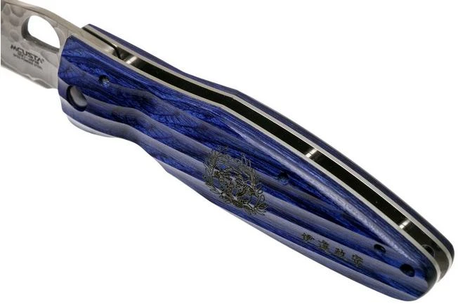 Mcusta MC-0186G Sengoku Date Masamune, Blue Pakkawood, Gentleman's Knife Mcusta MC-0186G Sengoku Date Masamune, Blue Pakkawood, Gentleman's Knife -Gentleman’s Knives Popular Shop MC 0186G 07 mcusta