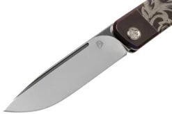 Medford Gentleman Jack S35VN, Tumbled Blade, Violet Filigree Handle, Silver Hardware Pocket Knife -Gentleman’s Knives Popular Shop MF 21 GJ 03 03 medford