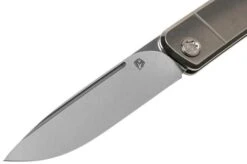 Medford Gentleman Jack S35VN, Tumbled Blade, Tumbled Handle, Silver Hardware Pocket Knife -Gentleman’s Knives Popular Shop MF 21 GJ 05 03 medford
