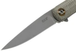 MKM Flame Drop FL01-GCT Green Canvas Micarta Pocket Knife, Michael Zieba Design -Gentleman’s Knives Popular Shop MMK FL01 GCT 03 mkm knives