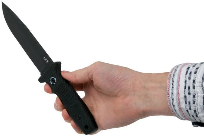 MKM Jouf FX02-C Black G10, Cerakote Black Fixed Knife, Bob Terzuola Design MKM Jouf FX02-C Black G10, Cerakote Black Fixed Knife, Bob Terzuola Design -Gentleman’s Knives Popular Shop MMK FX02 C 06 mkm knives