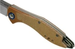 MKM Fara MY01-NC Natural Micarta Pocket Knife, Lucas Burnley Design -Gentleman’s Knives Popular Shop MMK MY01 NC 07 mkm knives