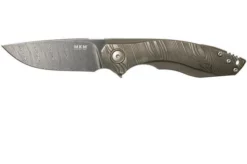 MKM Timavo VP02-D Titanium Damascus Pocket Knife, Voxnaes Design