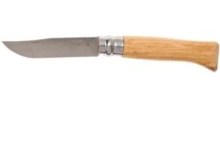 Opinel Pocket Knife No. 8 Luxury Range, Stainless Steel, Oak
