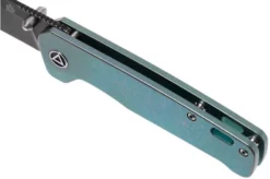 QSP Knife Penguin QS130-Y Titanium, 154CM Blackwashed Pocket Knife -Gentleman’s Knives Popular Shop QS130 Y 07 qsp knife