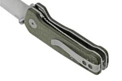 QSP Knife Penguin Mini QS130XS-A, Satin 14C28N, Dark Brown Micarta Pocket Knife -Gentleman’s Knives Popular Shop QS130XS A 04 qsp