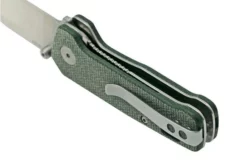 QSP Knife Penguin Mini QS130XS-C, Satin 14C28N, Green Micarta Pocket Knife -Gentleman’s Knives Popular Shop QS130XS C 04 qsp
