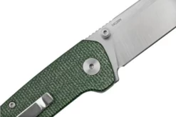 QSP Knife Penguin Mini QS130XS-C, Satin 14C28N, Green Micarta Pocket Knife -Gentleman’s Knives Popular Shop QS130XS C 05 qsp