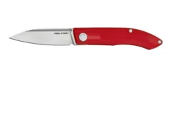 Real Steel Stella Red G10 7058 Slipjoint Pocket Knife, Poltergeist Design