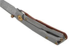 Real Steel Luna Boost Premium, Damascus, Brown Micarta Knivesandtools Exclusive Pocket Knife -Gentleman’s Knives Popular Shop RL7078 04 realsteel