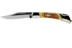Rough Ryder Folding Hunter Amber Bone RR066 Lockback Pocket Knife