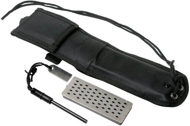 Schrade Frontier 5" Fixed Blade SCHF36, 1095 Carbon Steel, Fixed Knife With Sharpening Steel And Firesteel Schrade Frontier 5" Fixed Blade SCHF36, 1095 Carbon Steel, Fixed Knife With Sharpening Steel And Firesteel -Gentleman’s Knives Popular Shop SCHF36 08 schrade