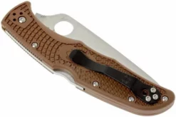 Spyderco Endura 4 Brown C10FPBN Pocket Knife -Gentleman’s Knives Popular Shop SPC10FPBN 04 spyderco endura 4 bruin spc10fpbn d4