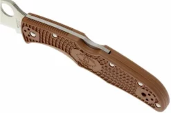Spyderco Endura 4 Brown C10FPBN Pocket Knife -Gentleman’s Knives Popular Shop SPC10FPBN 05 spyderco endura 4 bruin spc10fpbn d5
