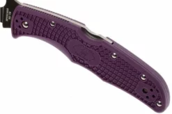 Spyderco Endura 4 Purple C10FPPR Pocket Knife -Gentleman’s Knives Popular Shop SPC10FPPR 05 spyderco endura paars spc10fppr d5