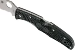 Spyderco Endura 4 Wharncliffe C10FSWCBK Serrated Pocket Knife -Gentleman’s Knives Popular Shop SPC10FSWCBK 07 spyderco