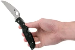 Spyderco Endura 4 Wharncliffe C10FSWCBK Serrated Pocket Knife -Gentleman’s Knives Popular Shop SPC10FSWCBK 08 spyderco