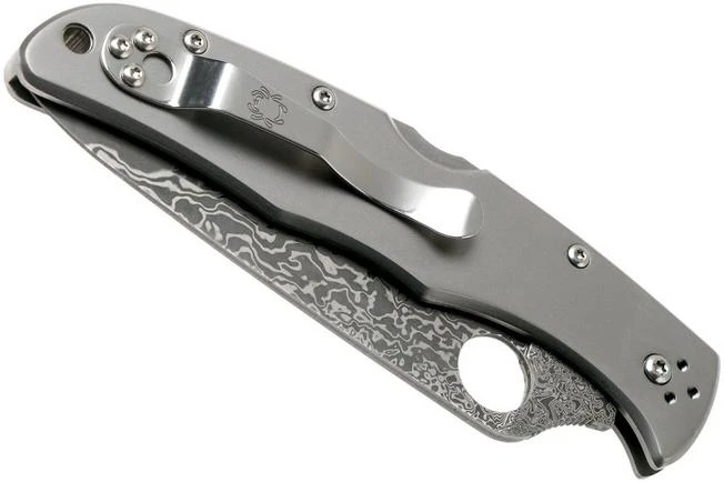 Spyderco C10TIPD Endura 4 Titanium Damascus Pocket Knife Spyderco C10TIPD Endura 4 Titanium Damascus Pocket Knife -Gentleman’s Knives Popular Shop SPC10TIPD 04 spyderco