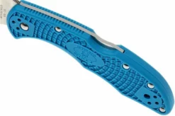 Spyderco Delica 4 Blue C11FPBL Pocket Knife -Gentleman’s Knives Popular Shop SPC11FPBL 05 spyderco delica 4 blauw spc11fpbl d5