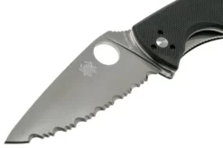 Spyderco Tenacious C122GS Serrated Pocket Knife -Gentleman’s Knives Popular Shop SPC122GS 03 spyderco tenacious gekarteld spc122gs d3