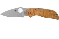 Spyderco Chaparral Birdseye Maple Wood C152WDP Pocket Knife