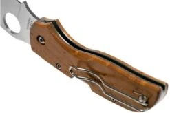 Spyderco Chaparral Birdseye Maple Wood C152WDP Pocket Knife -Gentleman’s Knives Popular Shop SPC152WDP 05 spyderco