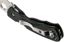 Spyderco Rhino C210CFP Pocket Knife, Reinhold Design -Gentleman’s Knives Popular Shop SPC210CFP 05 spyderco